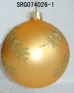 Glass christmas ball