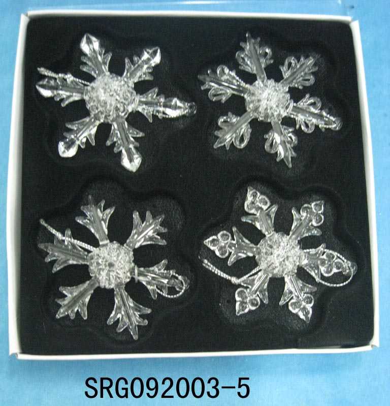 Glass Snowflaks