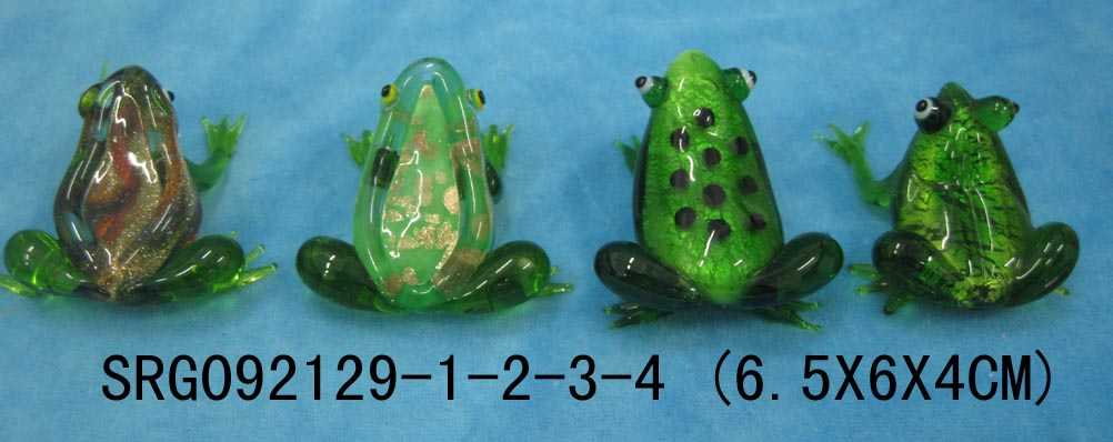 Glass animal-frogs