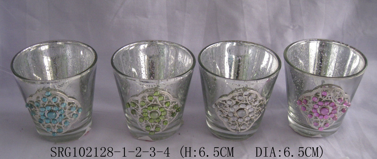 Glass Candle holder