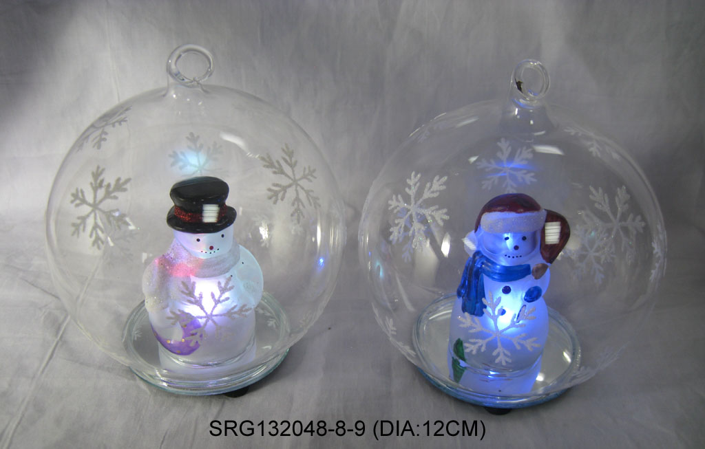 Glass Christmas LED Ball