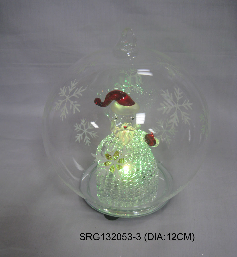 Glass Christmas LED Ball
