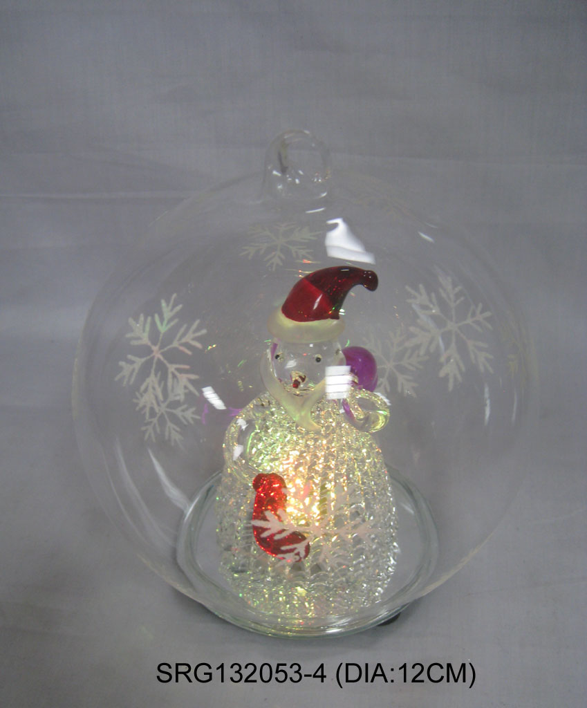 Glass Christmas LED Ball