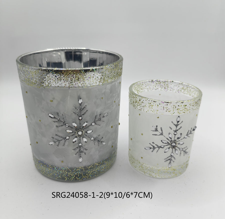 glass candle holder